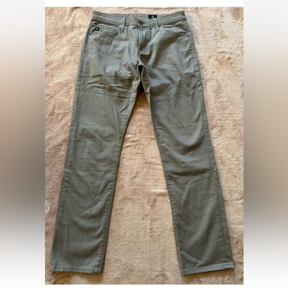 Ag Adriano Goldschmied Other - Adriano Goldschmied Everett Slim Straight Jeans Pants Beige Trousers Sz 30